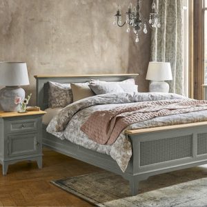 Custom Bed Set with Side Tables & Dressing Table