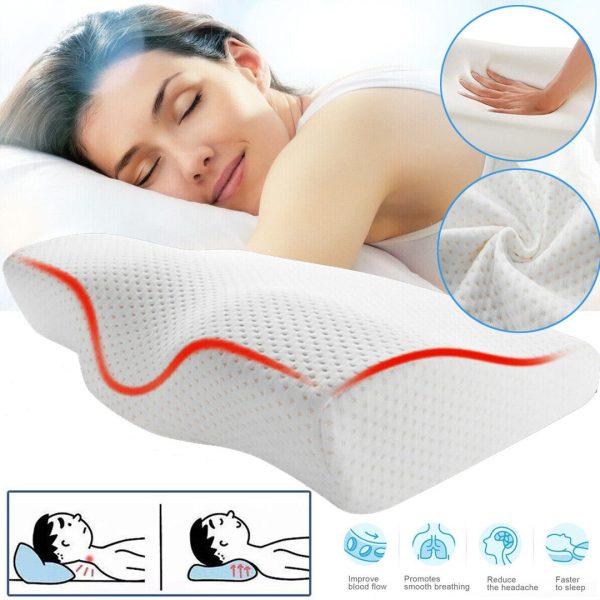 Neck & Spine Support - Memory Foam Cervical Pillow
